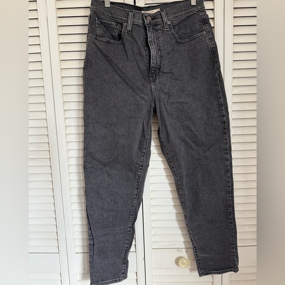 High waisted taper denim - Picture 4 of 4